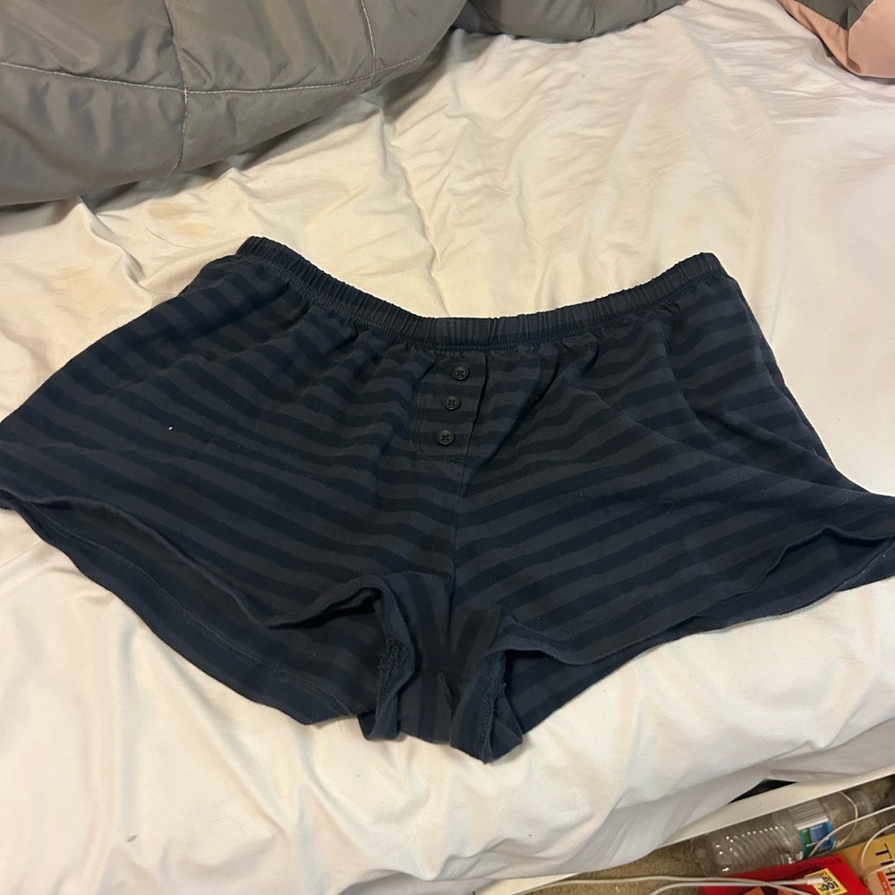 striped brandy pajama shorts